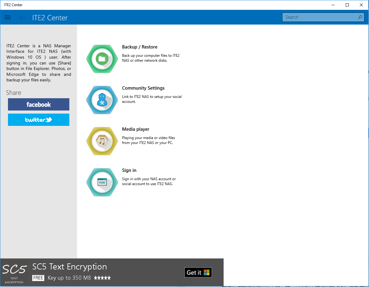 ITE2 Center backup process