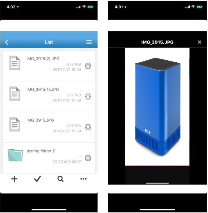 PowerCloud social media Sharing function