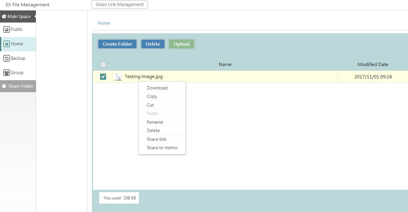 NAS Cloud Storage - File Management