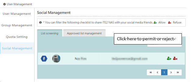 Social Management Introduction on ITE2 NAS 