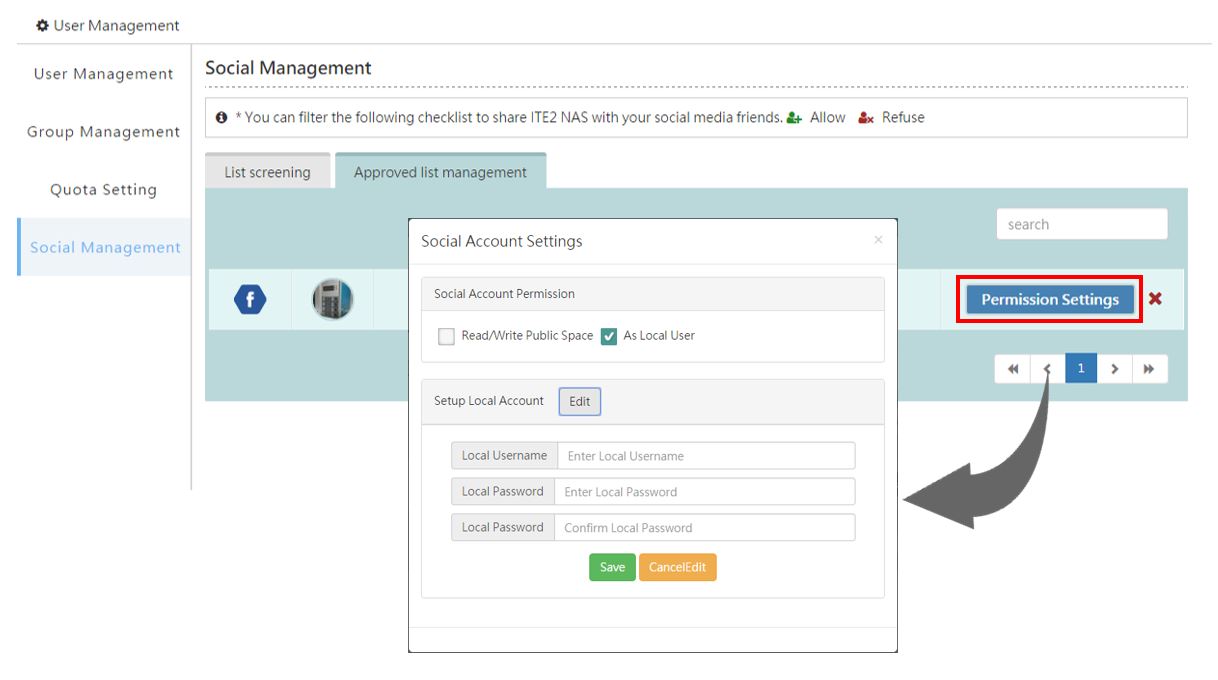 Social Management Introduction on ITE2 NAS 