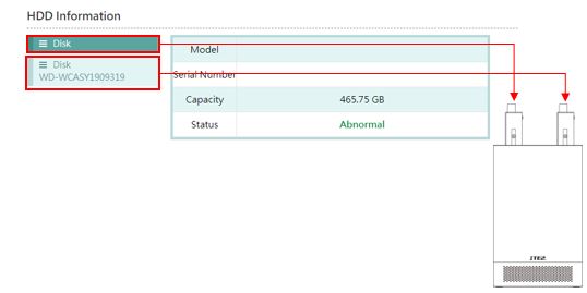 Replace damaged HDD in Windows 10 NAS