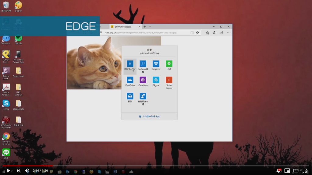 透過EDGE分享
