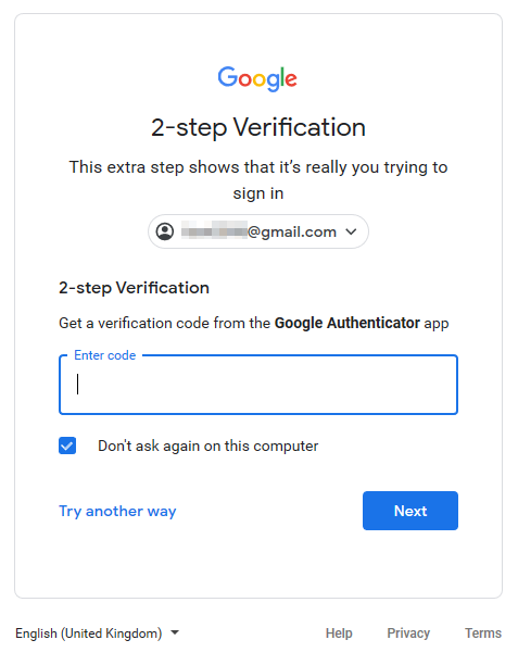 Google Authenticator