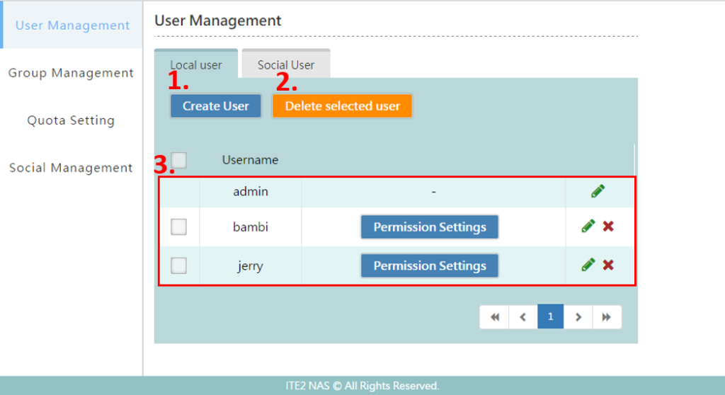 Windows 10 NAS - User Management