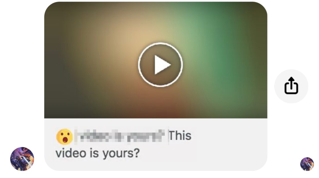 If you received a link from a friend via Facebook Messenger that said: Is this you / Is it you in the video