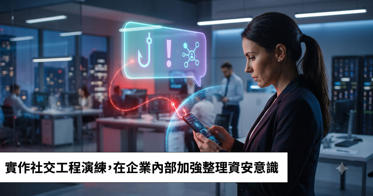 實作 社交工程 演練，在企業內部加強整理資安意識